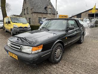 skadebil auto Saab 900 TURBO, CABRIOLET, AUTOMAAT, SCHUURVONDST 1989/2