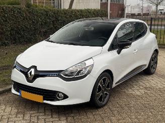 krockskadad bil auto Renault Clio Expression | Glas dak | Cruise | Clima | Navi | NAP | 2013/9