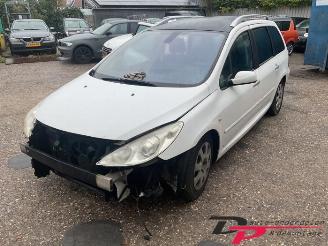 Uttjänta bilar auto Peugeot 307 307 SW (3H), Combi, 2002 / 2008 1.6 HDi 16V 2008/7