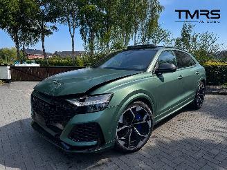 krockskadad bil auto Audi RS Q8 Audi RSQ8 4.0TFSI Quattro KERAMIK PANO CARBON HUD B&O High end Trekhaak VOL VOL 2024/11
