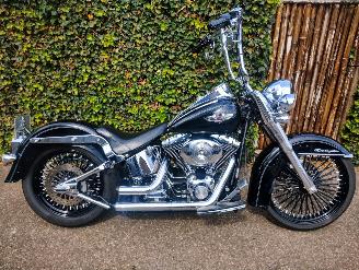 krockskadad bil motor Harley-Davidson  FLSTNI Softail Deluxe Special 2005/6
