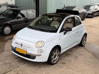Coche accidentado Fiat 500C CABRIO ABART WHEELS drives good! 2010/4