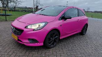 krockskadad bil auto Opel Corsa 1.0i turbo  90pk airco navi 2017/8