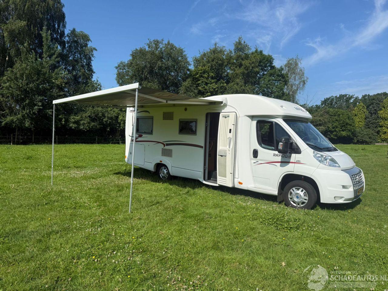 Rapido  FIAT DUCANTO 7066F LENGTE BEDDEN AIRCO LEVEL SYSTEEM ZONNEPANEEL TV