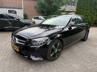 krockskadad bil auto Mercedes C-klasse 200 NAVI LEER AUTOMAAT 2019/12