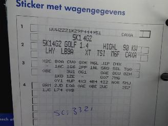 Volkswagen Golf Golf VI (5K1), Hatchback, 2008 / 2013 1.4 TSI 122 16V picture 21