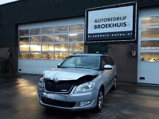 Coche siniestrado Skoda Fabia Fabia II Combi, Combi 5-drs, 2007 / 2014 1.2 TDI 12V Greenline 2012/2