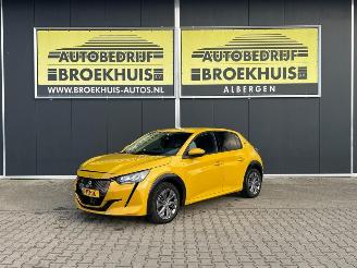 Voiture accidenté Peugeot e-208 EV Blue Lease Active 50 kWh 2021/2