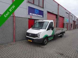 bruktbiler bedrijf Volkswagen Crafter 50 2.0 TDI L3H1 openlaadbak 3 zits airco 3500 kg trekhaak gewicht 2016/9