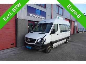 Schadeauto Mercedes Sprinter 314 2.2 CDI 366 9 pers rolstoel lift automaat airco 2016/11