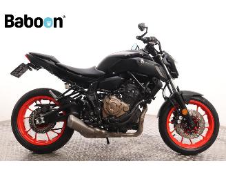 skadebil motor Yamaha MT-07 ABS 2020/10