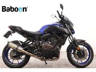 skadebil motor Yamaha MT-07 ABS 2019/5