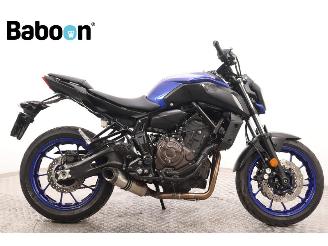krockskadad bil motor Yamaha MT-07 ABS 2019/3