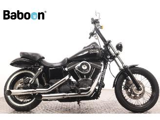 krockskadad bil motor Harley-Davidson  FXDB Dyna Street Bob 2015/6