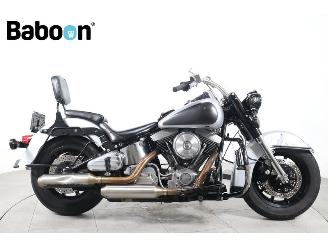 dañado motos Harley-Davidson  FLSTF Fat Boy 1991/4