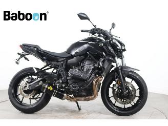 krockskadad bil motor Yamaha MT-07 ABS 2023/11
