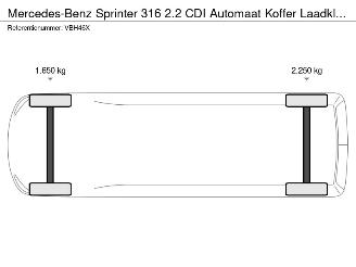 Mercedes Sprinter 316 2.2 CDI Automaat Koffer Laadklep 163PK picture 24