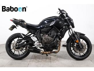 skadebil motor Yamaha MT-07 ABS 2017/3