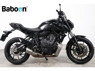 krockskadad bil motor Yamaha MT-07 ABS 2025/2