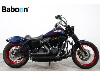 krockskadad bil motor Harley-Davidson  FXDBA Dyna Street Bob 103 2013/7