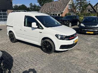 krockskadad bil bedrijf Volkswagen Caddy 2.0 TDI TRENDLINE 180 PK /18 INC /LEER DIKKE !! 2016/4