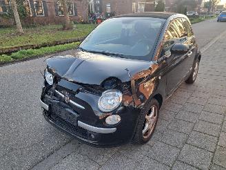 Schadeauto Fiat 500C 1.2i lounge cabrio 2014/1