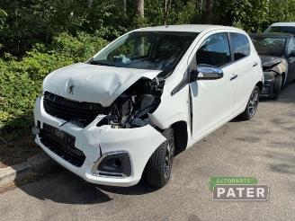Salvage car Peugeot 108 108, Hatchback, 2014 1.0 12V VVT-i 2019/1