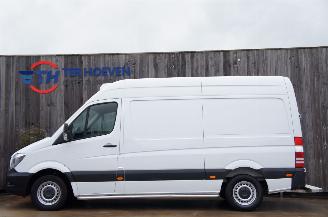 krockskadad bil auto Mercedes Sprinter 313 CDi L2H2 Koeling 0°C Automaat Airco Navi 95KW Euro 5 2016/1