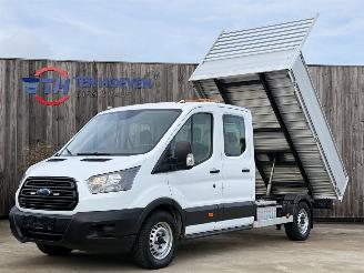 krockskadad bil bedrijf Ford Transit 350 2.0 TDCi L3H1 Doka Kipper AHK 2017/8