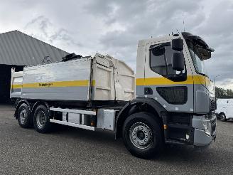  Volvo FE Autom. 6x2 HIAB Kraan Kipper 3-Zijdig 2018/10