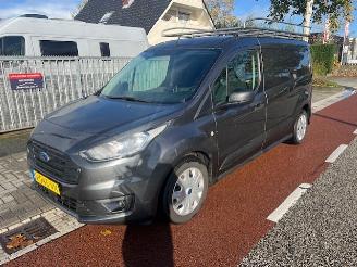krockskadad bil bedrijf Ford Transit Connect 1.5 TDCI 73KW 3P MAXI LANG AIRCO KLIMA NAVI EURO6 2019/2