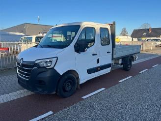 krockskadad bil bedrijf Renault Master 2.3 DCI 110KW DC PICK UP PRITSCHE AIRCO KLIMA EURO6 2022/6