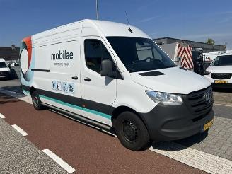 krockskadad bil bedrijf Mercedes Sprinter 315 CDI 110KW MAXI L3H2 AUTOM. KLIMA MBUX AIRCO 2024/5