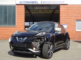 krockskadad bil auto Nissan Juke 85 kw Connecta, Panorama, Half leer, Navi, Climate & Cruise 2018/2