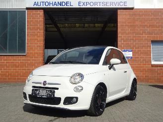 Vaurioauto  passenger cars Fiat 500 Cabrio, Airco, Half leer, Euro6 2014/6
