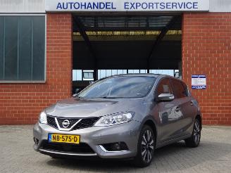 Coche accidentado Nissan Pulsar 1.2i Automaat N-Connecta, Leer, Airco, Navi, Cruise, Camera 2017/1