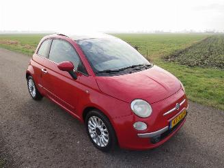 Schadeauto Fiat 500 1.2 Automaat Pop  Schuifdak leer Sport Airco Navigatie  2009 Topstaat 2009/6