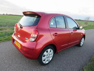 škoda osobní automobily Nissan Micra 1.2 DiG-S Acenta 72kw 5drs airco 2012 parkeerschade Bumper   topstaat 2012/11
