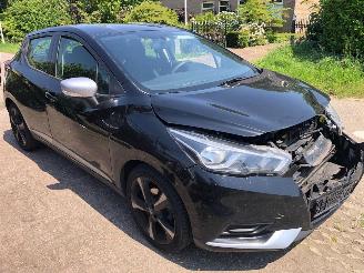 Vaurioauto  passenger cars Nissan Micra 1.0 acenta 2018/5