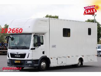 damaged trucks MAN TGL 8.190 Robrise Horsetruck + Camper Camera 61.047 KM! 2019/3