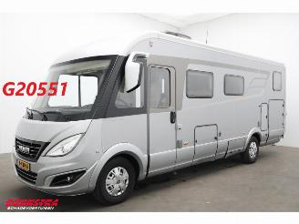 krockskadad bil camper Hymer  B 704 SL 2.3 MJ 177 PK Aut. Level Solar Garage Hefbed Camera AHK 41.477 km! 2019/2