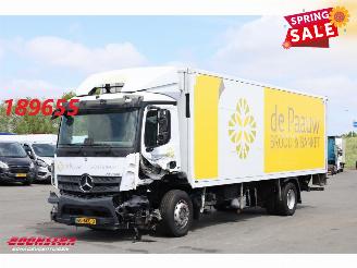 skadebil vrachtwagen Mercedes Antos 2124 Koffer 8.60 Meter!! LBW Euro 6 2017/11