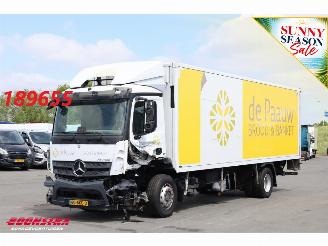 dañado camiones Mercedes Antos 2124 Koffer 8.60 Meter!! LBW Euro 6 2017/11