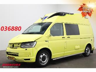 damaged commercial vehicles Volkswagen Transporter 2.0 TDI 205 PK DSG RTW Ambulance LED Leder Cruise PDC 2019/10