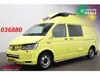 dommages fourgonnettes/vécules utilitaires Volkswagen Transporter 2.0 TDI 205 PK DSG RTW Ambulance LED Leder Cruise PDC 2019/10