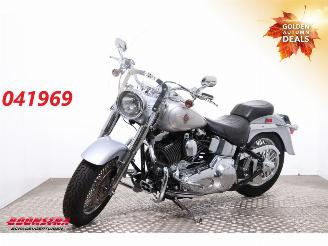 krockskadad bil motor Harley-Davidson  FLSTC Fat Boy Vance & Hines 5.551 Mijl! 2002/1