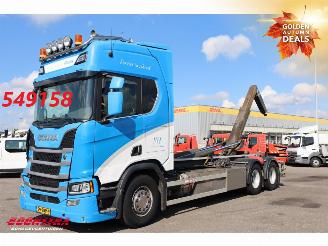 škoda nákladních automobilů Scania R R500 6X2 Retarder VDL Haakarm Standclima Leder Navi Camera 2019/4