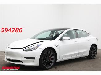 Unfallwagen Tesla Model 3 Performance AWD 75 kWh Pano LED Leder ACC 2020/1