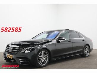 krockskadad bil auto Mercedes S-klasse 350d 4Matic Lang AMG Pano LED ACC Burmester 4X Memory/Ventilatie 360° 2020/8