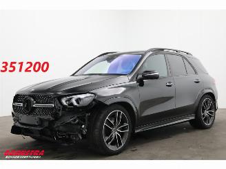 krockskadad bil auto Mercedes GLE 580 4MATIC AMG Pano Massage Memory Burmester 360° AHK 2021/1